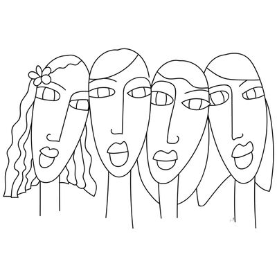 Outlined Wordless Sisters Thumbnail