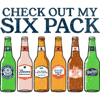 Check Out My Six Pack - for light shirts Thumbnail