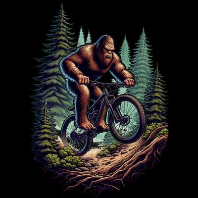 Bigfoot on a Bike - Bigfoot cycling Thumbnail