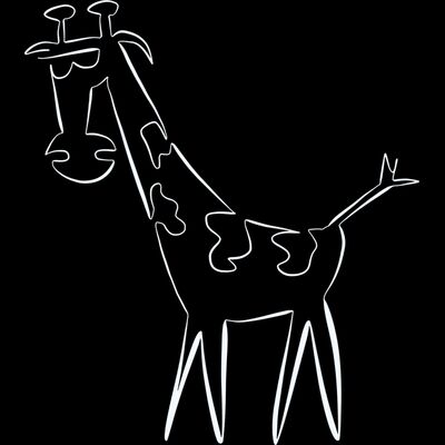 White Giraffe One Liner Thumbnail