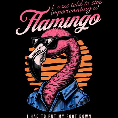 I was told to stop impersonating a flamingo. I had to put my foot down. Thumbnail
